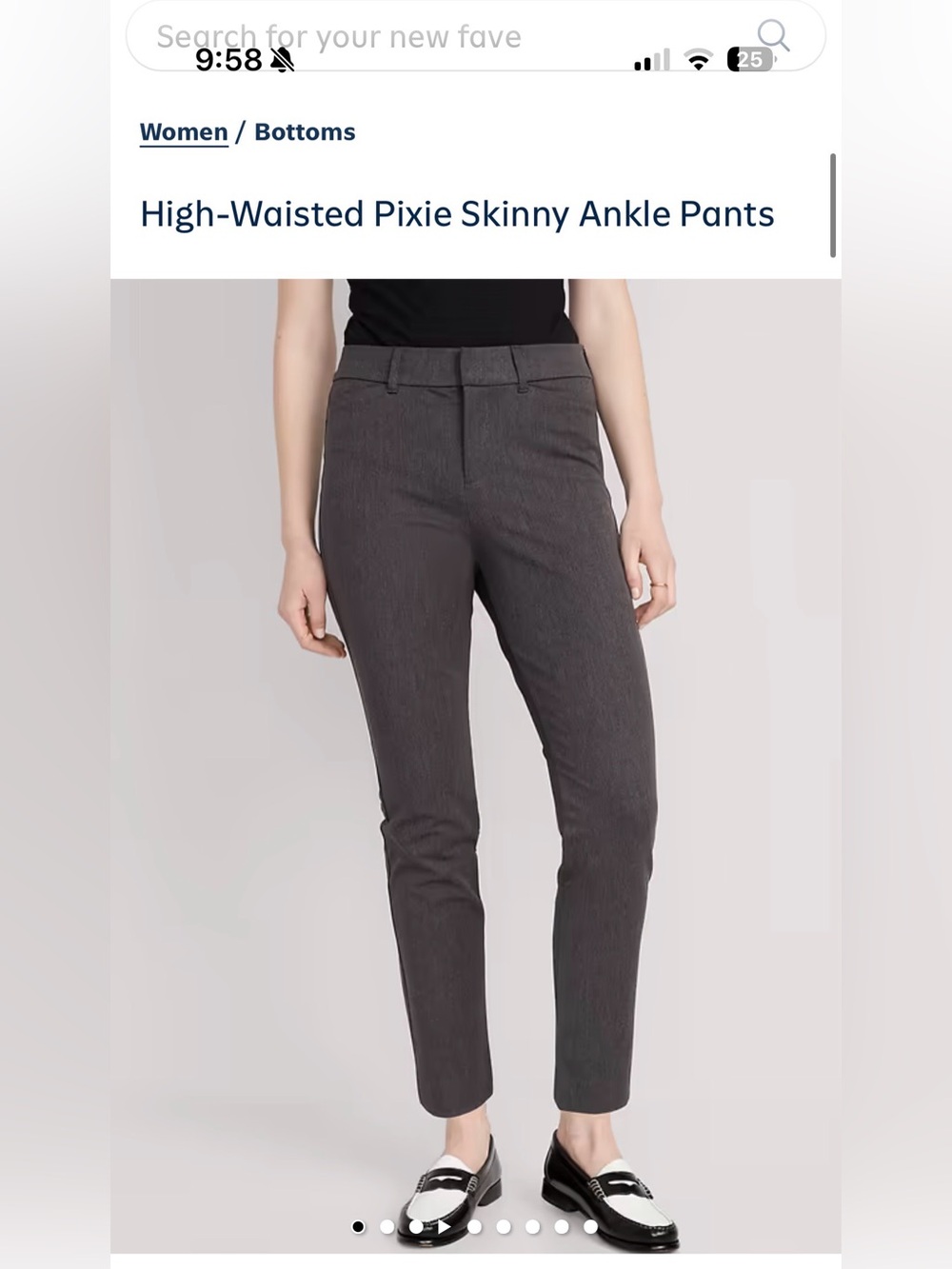 2 Pack Old Navy High-Waisted Pixie Skinny Ankle Pants Size 2